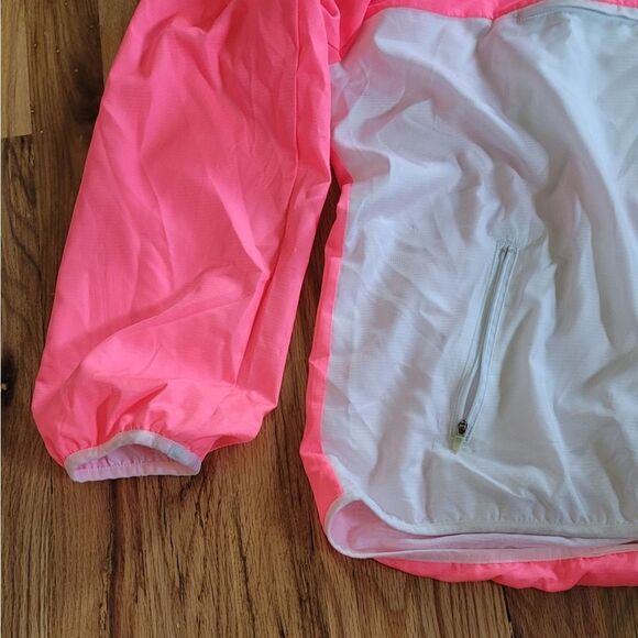 Pennant Colorblock Half Zip Hooded Pullover Rain Jacket XL - Picture 3 of 7